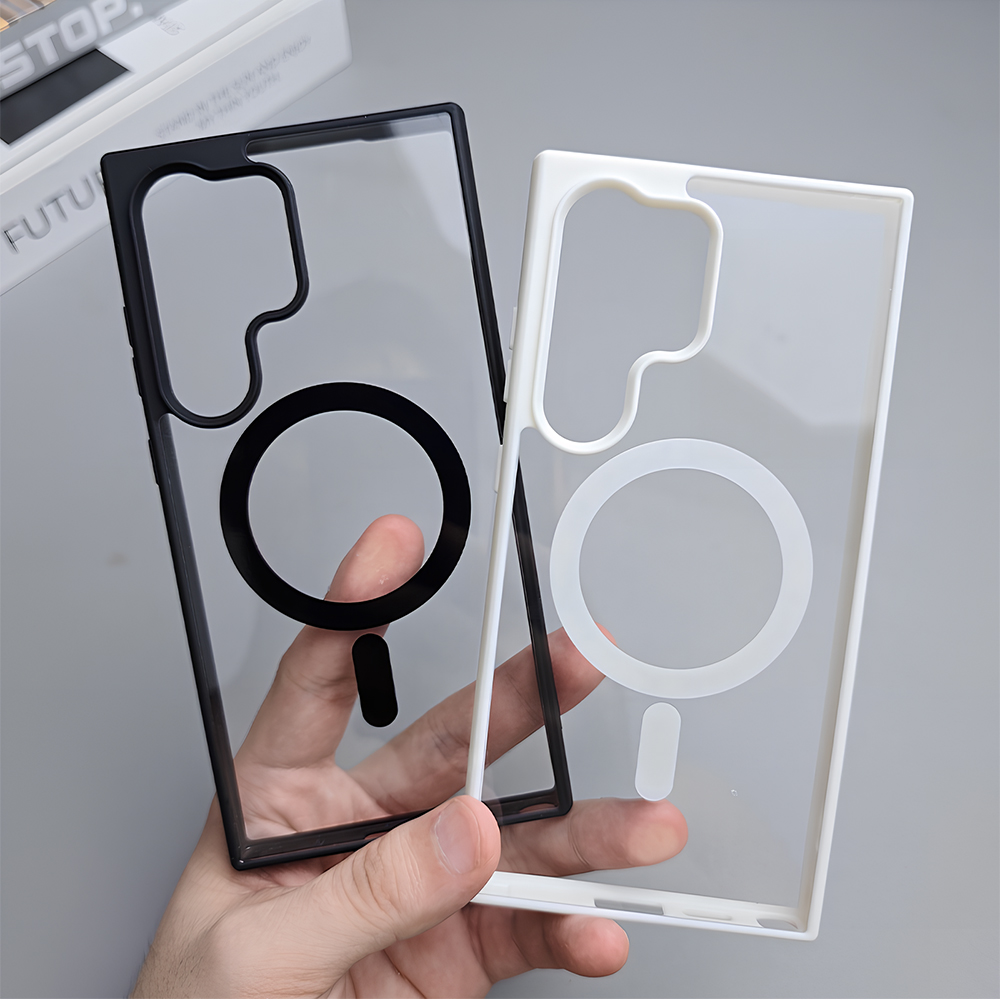 Phone Cases That Cover The Camera - Luxury Acrylic Clear Phone Case For