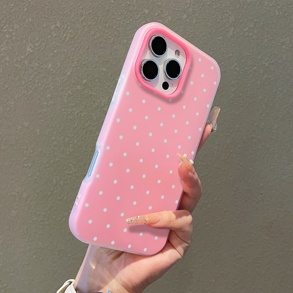 Phone Cases Polka Dot - Adorable Light Blue Polka Dot Phone
