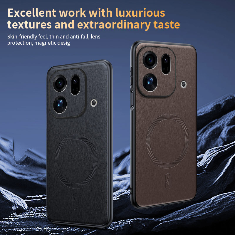 Phone Cases Oppo - Luxury Business PU Leather Phone Case
