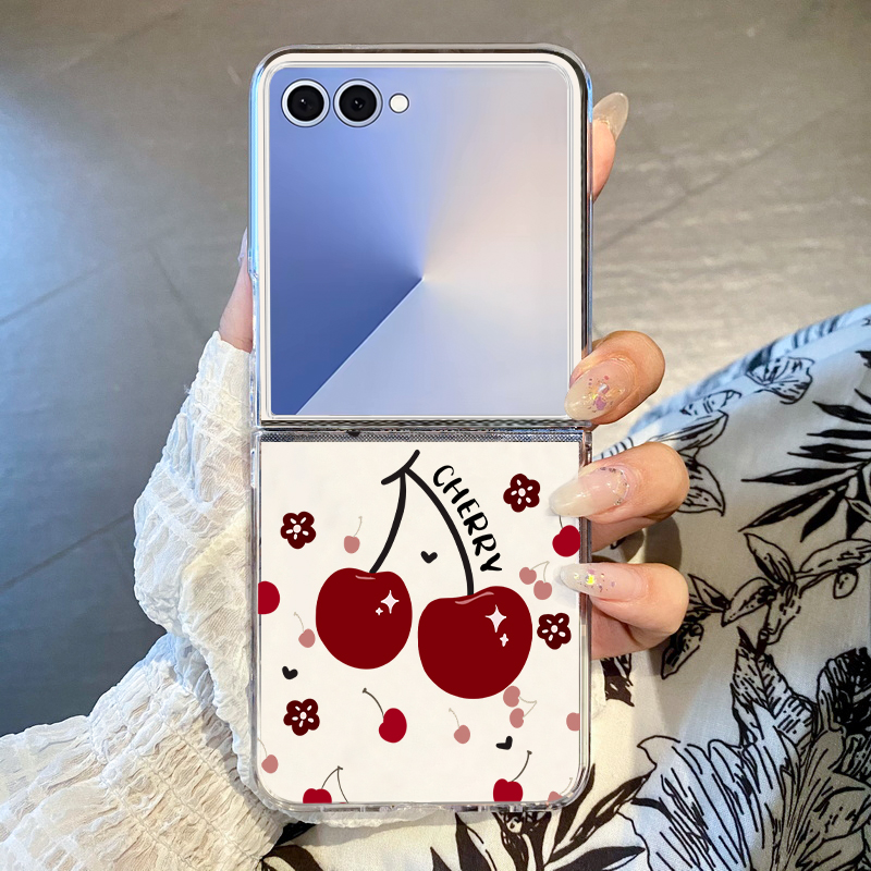 Phone Cases Z Fold 5 - Cute Large Cherry Phone Case For