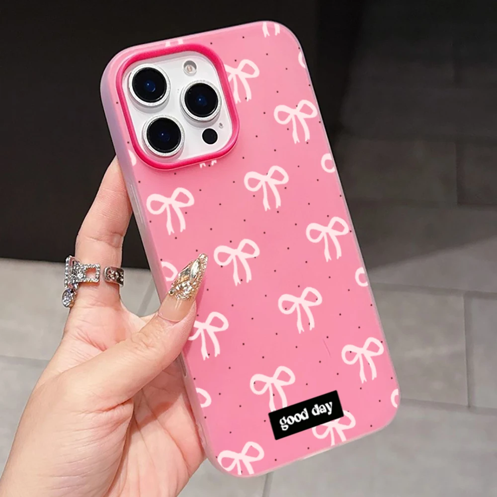 Phone Cases Polka Dot - Bowknot Polka Dot Phone Case For