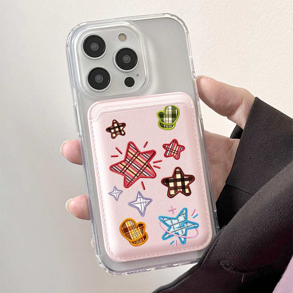Phone Cases Aesthetic - Lovely Cute Girl Aesthetic Star Print