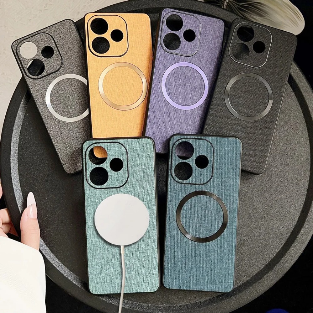 Phone Cases Oppo - Luxury Busines for Magsafe Magnetic Leather