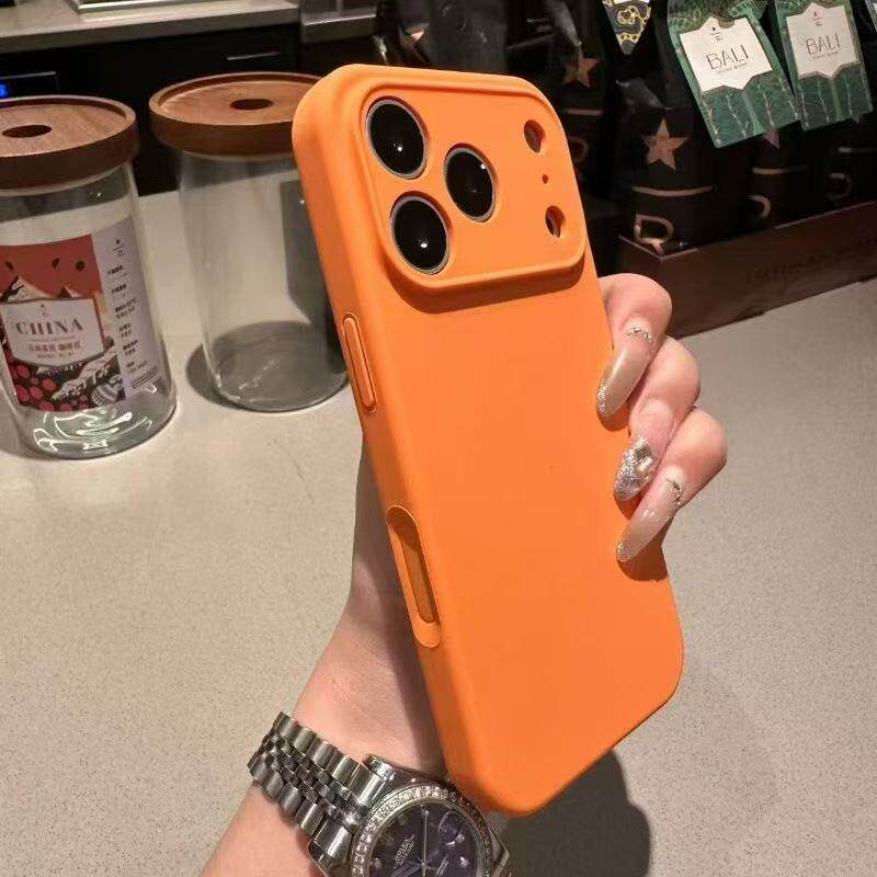Phone Cases That Cover The Camera - Solid Color Matte Phone Case For