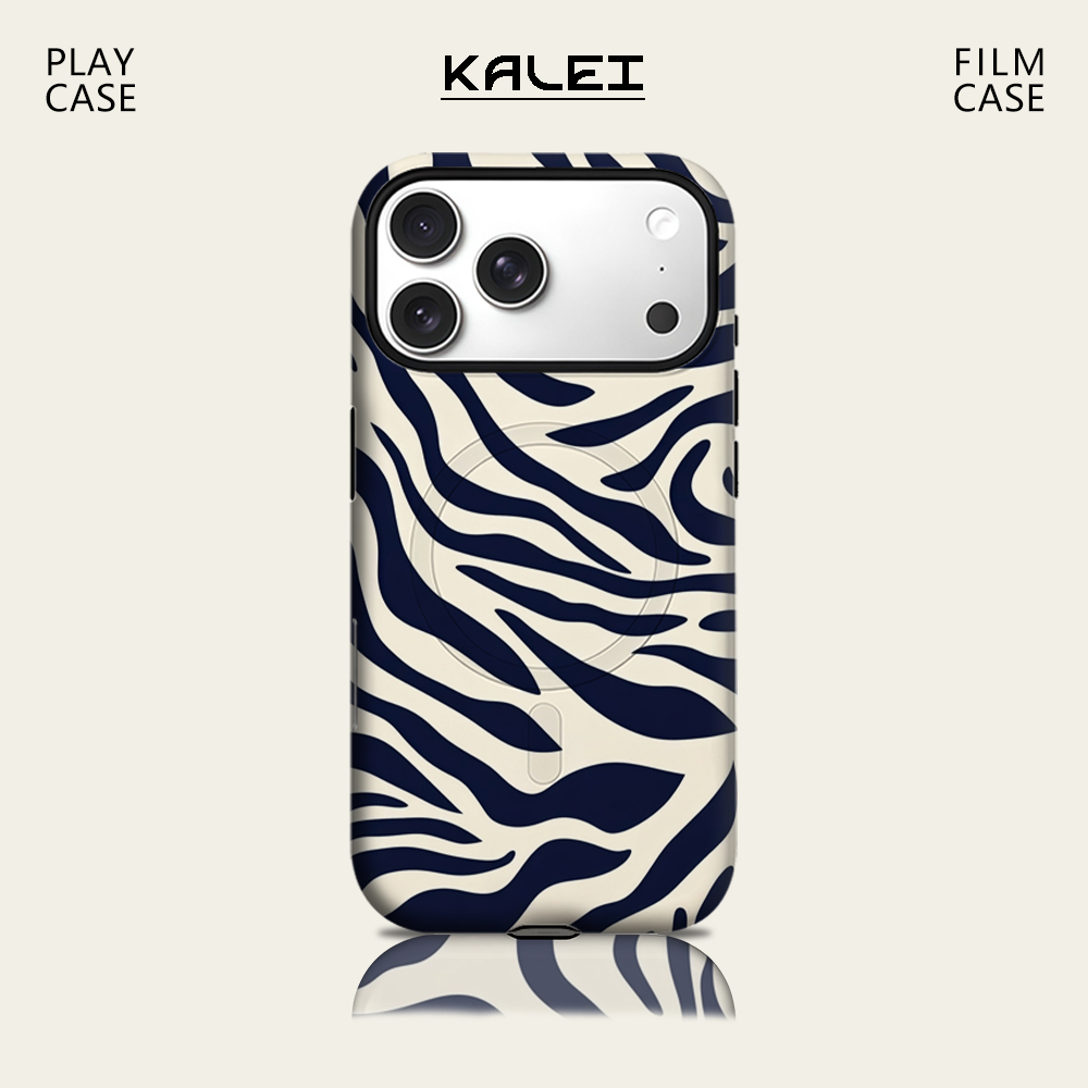 Phone Cases Zebra - Navy Zebra Phone Case for IPhone