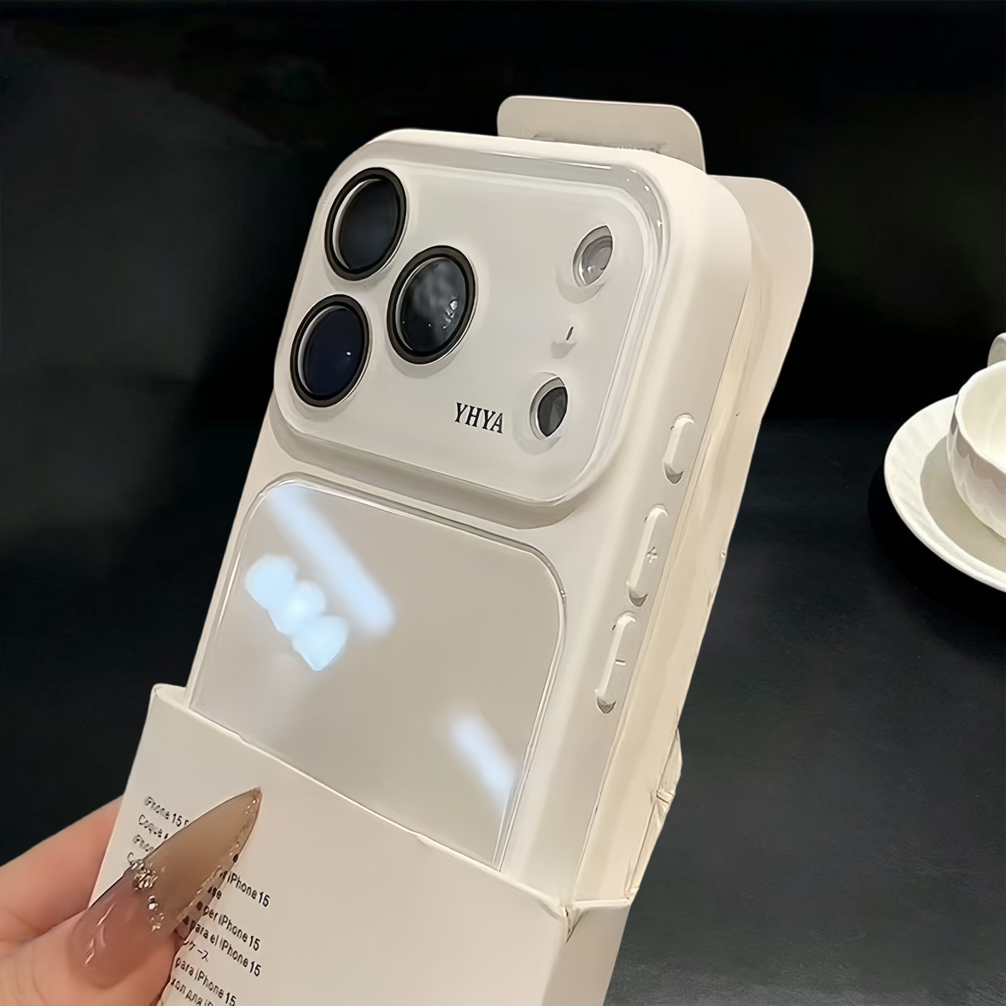 Phone Cases That Cover The Camera - Luxury Instantly Turn 17 Tempered Glass