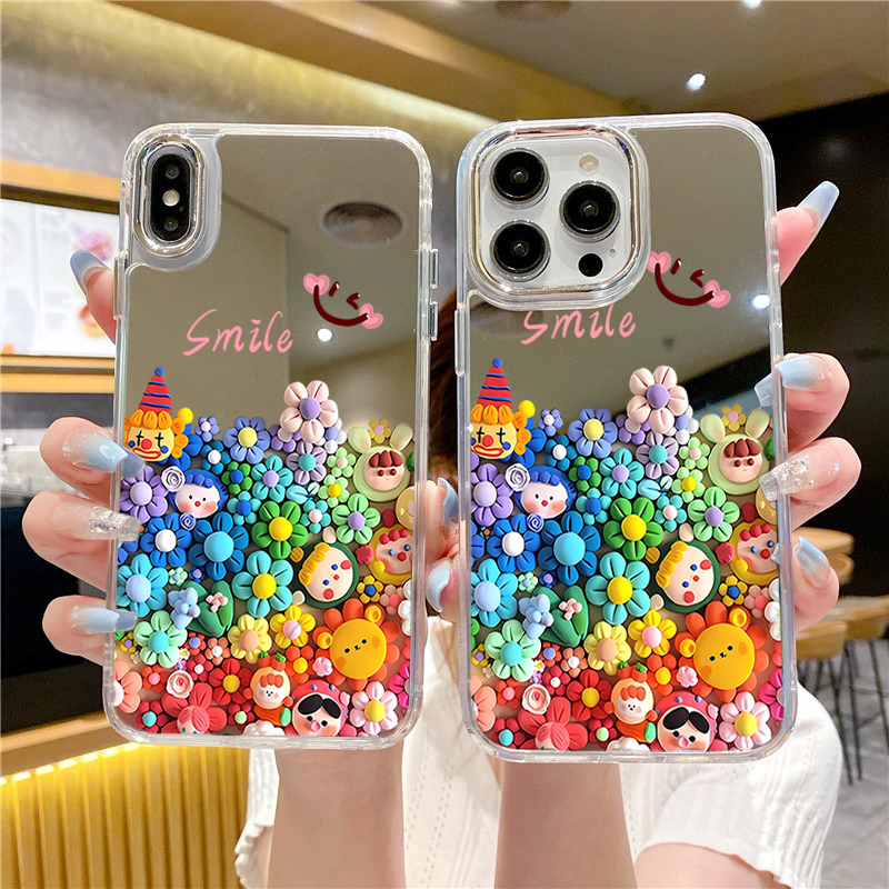 Cute Flower Makeup Mirror Phon – Phone Cases Aesthetic Bewertung und Preis