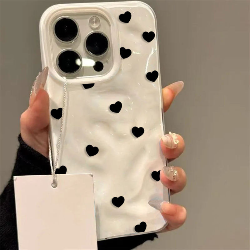 Aesthetic Cute Black Heart Sho – Phone Cases Aesthetic Bewertung und Preis