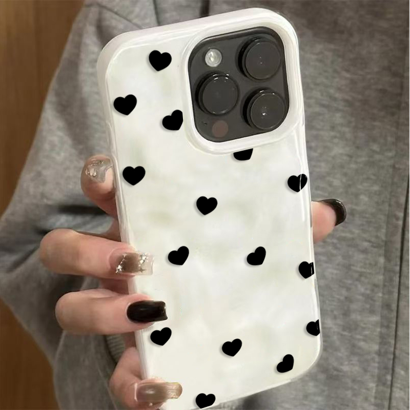 Aesthetic Cute Black Heart Sho – Phone Cases Aesthetic Bewertung und Preis