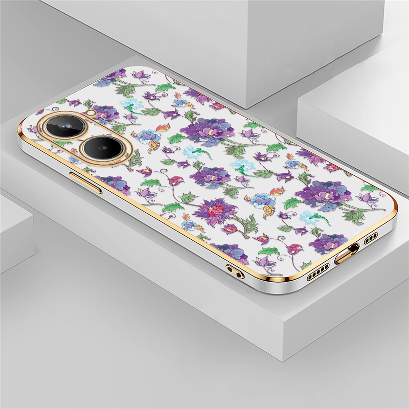 Luxury Flower Pattern Phone Ca – Phone Cases Oppo Bewertung und Preis