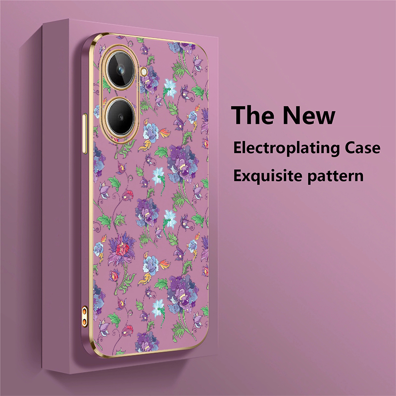 Luxury Flower Pattern Phone Ca – Phone Cases Oppo Bewertung und Preis