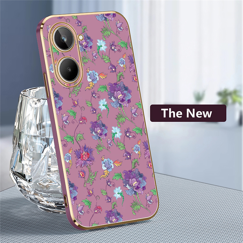 Luxury Flower Pattern Phone Ca – Phone Cases Oppo Bewertung und Preis