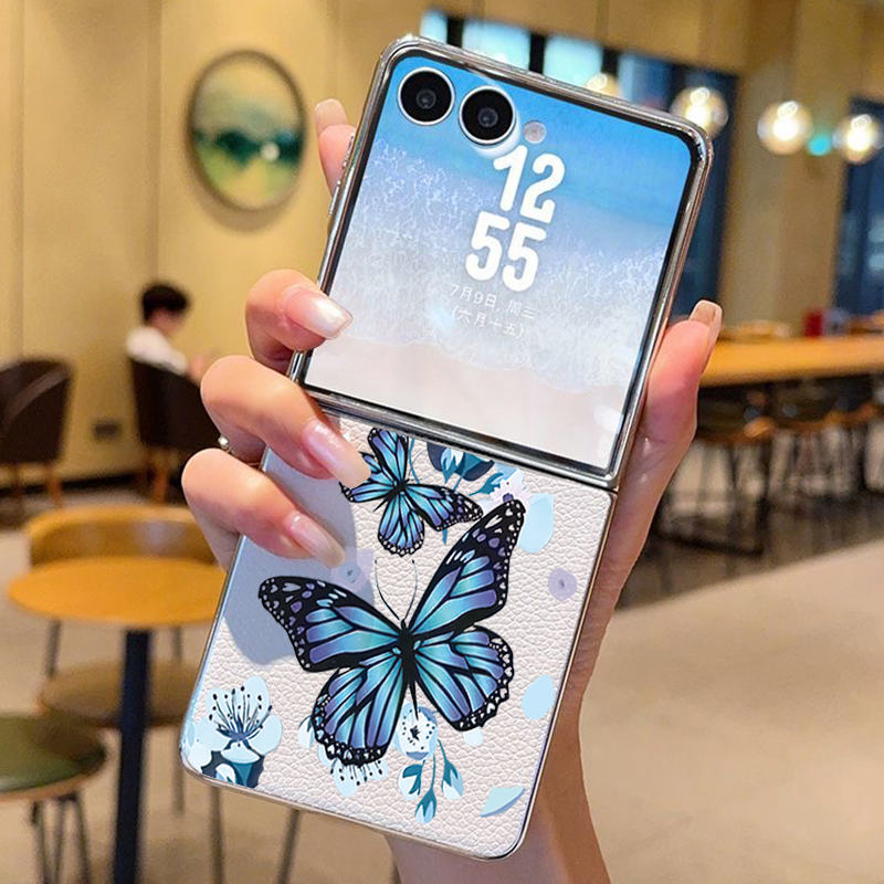 Purple Butterfly PU Leather Ph – Phone Cases Z Fold 5 Bewertung und Preis