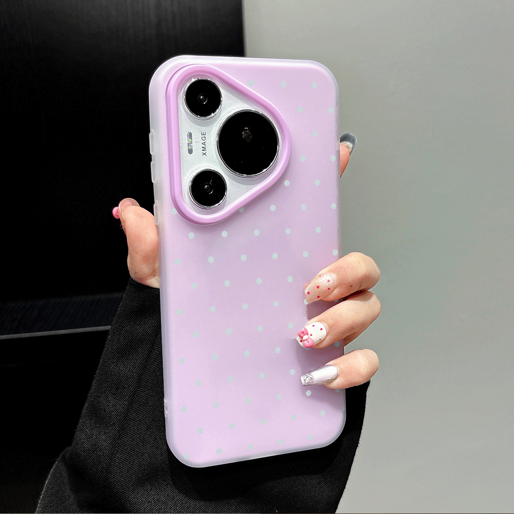 Adorable Light Blue Polka Dot  – Phone Cases Polka Dot Bewertung und Preis