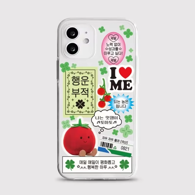 Korean Ins Cute Four Leaf Clov – Phone Cases Mous Bewertung und Preis