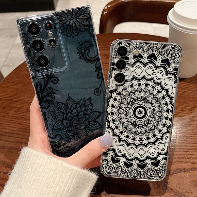 Retro Mandala Flower Case For  – Phone Cases Samsung S25 Ultra Bewertung und Preis
