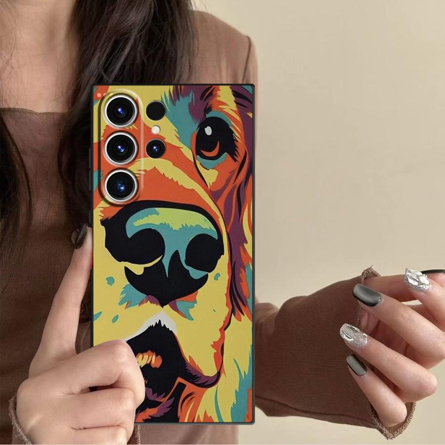 Colorful Dog Pop Painting Case – Phone Cases Samsung S25 Ultra Bewertung und Preis