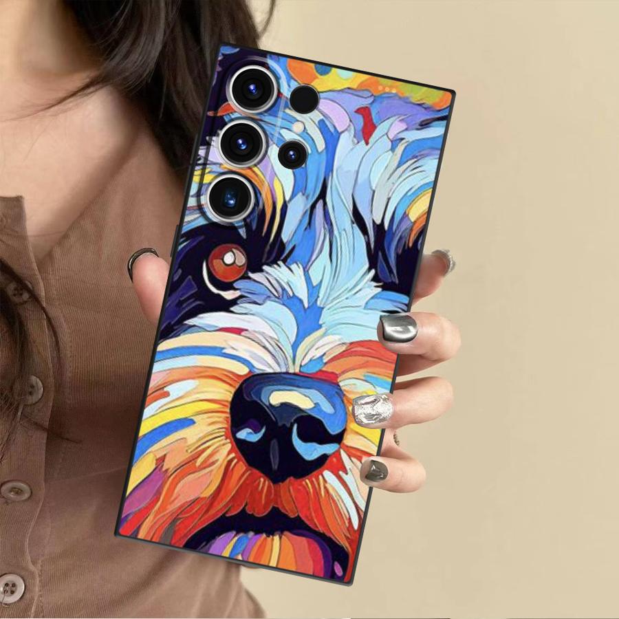 Colorful Dog Pop Painting Case – Phone Cases Samsung S25 Ultra Bewertung und Preis