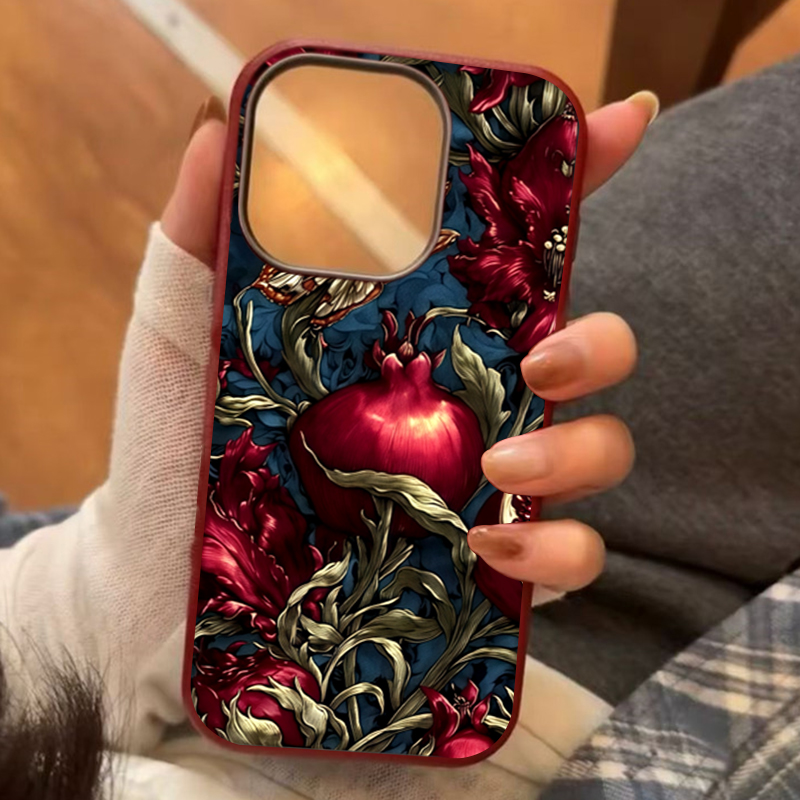 Vintage Pomegranate TPU Art Ph – Phone Cases Aesthetic Bewertung und Preis