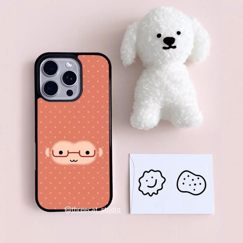 Red Glasses Monkey Face Polka  – Phone Cases Polka Dot Bewertung und Preis