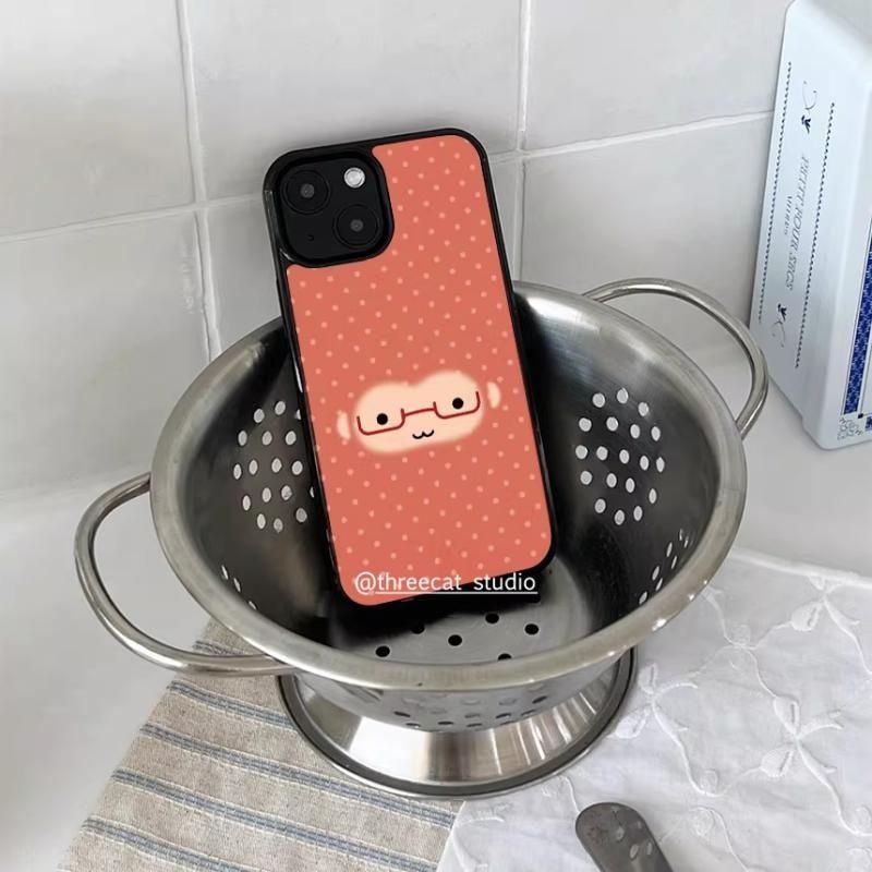 Red Glasses Monkey Face Polka  – Phone Cases Polka Dot Bewertung und Preis