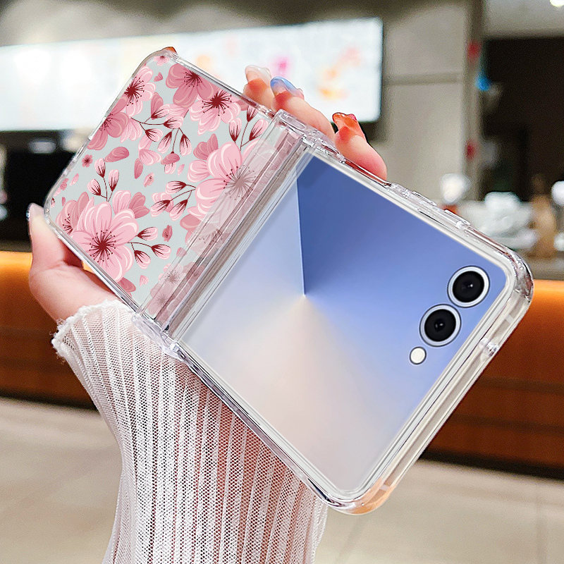 Pink Flower Printed Phone Case – Phone Cases Z Fold 5 Bewertung und Preis