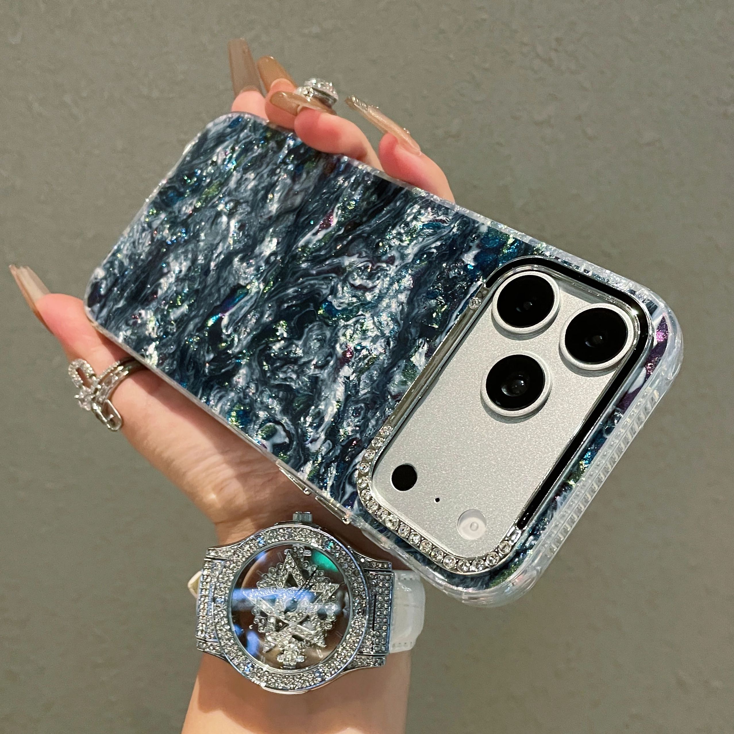 Rhinestone Lens Frame Shell Pa – Phone Cases That Cover The Camera Bewertung und Preis