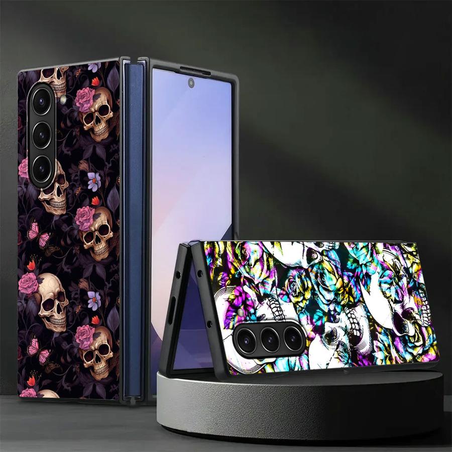 Skull Art Case for Samsung Gal – Phone Cases Z Fold 5 Bewertung und Preis