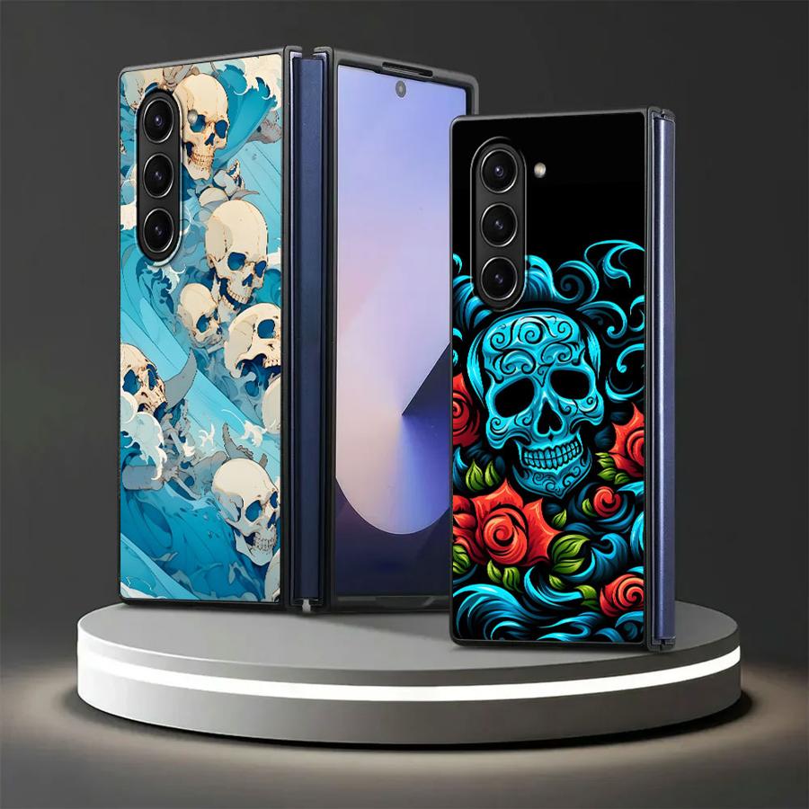Skull Art Case for Samsung Gal – Phone Cases Z Fold 5 Bewertung und Preis
