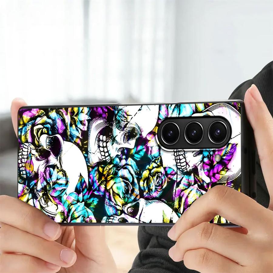Skull Art Case for Samsung Gal – Phone Cases Z Fold 5 Bewertung und Preis