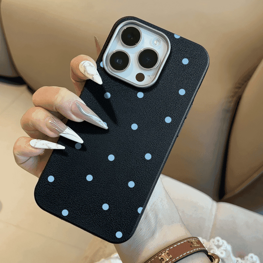 Simple Blue Polka Dots Phone C – Phone Cases Polka Dot Bewertung und Preis