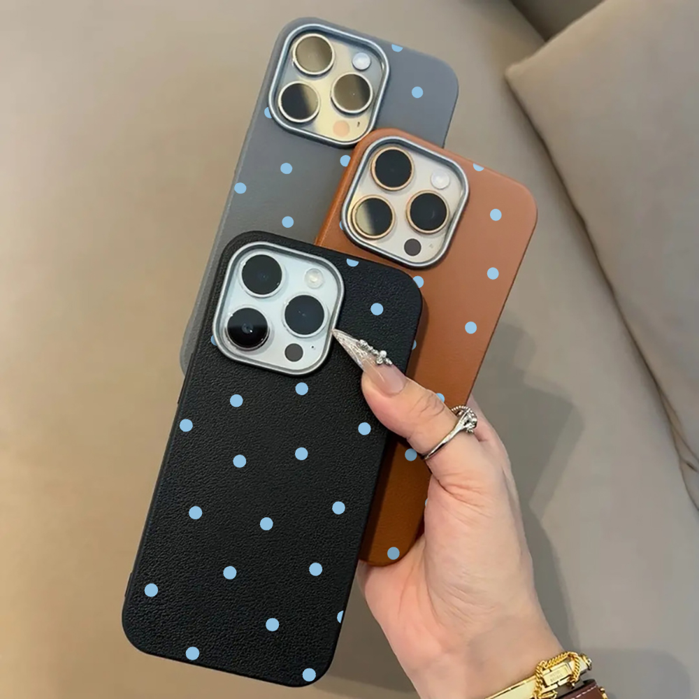 Simple Blue Polka Dots Phone C – Phone Cases Polka Dot Bewertung und Preis