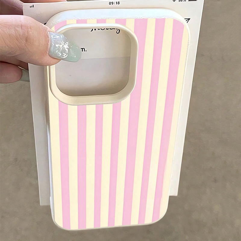 Simple Pink Vertical Striped L – Phone Cases Mous Bewertung und Preis