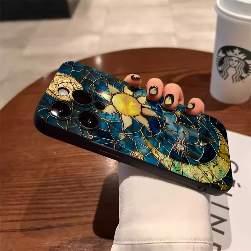 Aesthetic Sun Moon Print Phone – Phone Cases Aesthetic Bewertung und Preis