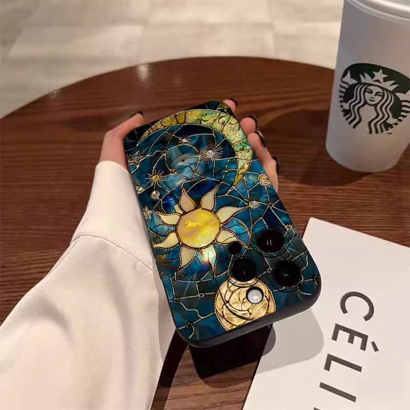 Aesthetic Sun Moon Print Phone – Phone Cases Aesthetic Bewertung und Preis