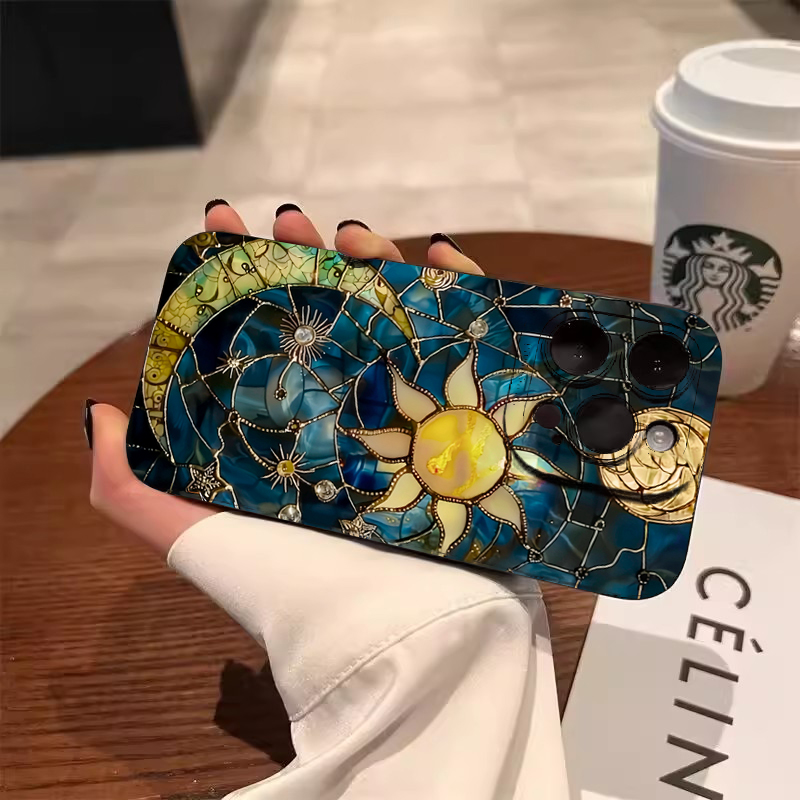 Aesthetic Sun Moon Print Phone – Phone Cases Aesthetic Bewertung und Preis