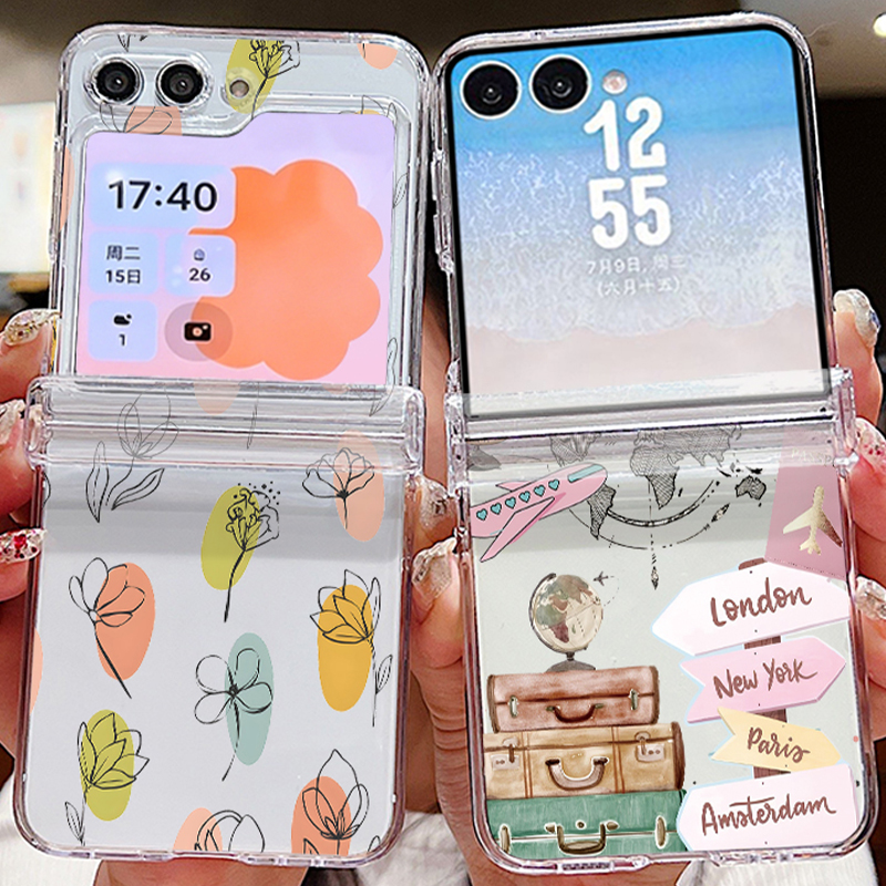 Flower Travel Landmark Pattern – Phone Cases Z Fold 5 Bewertung und Preis