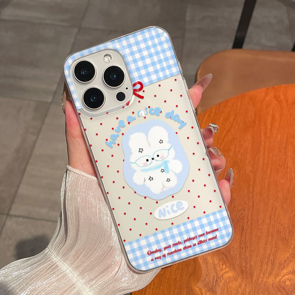 Cartoon Cute Rabbit Red Polka  – Phone Cases Polka Dot Bewertung und Preis