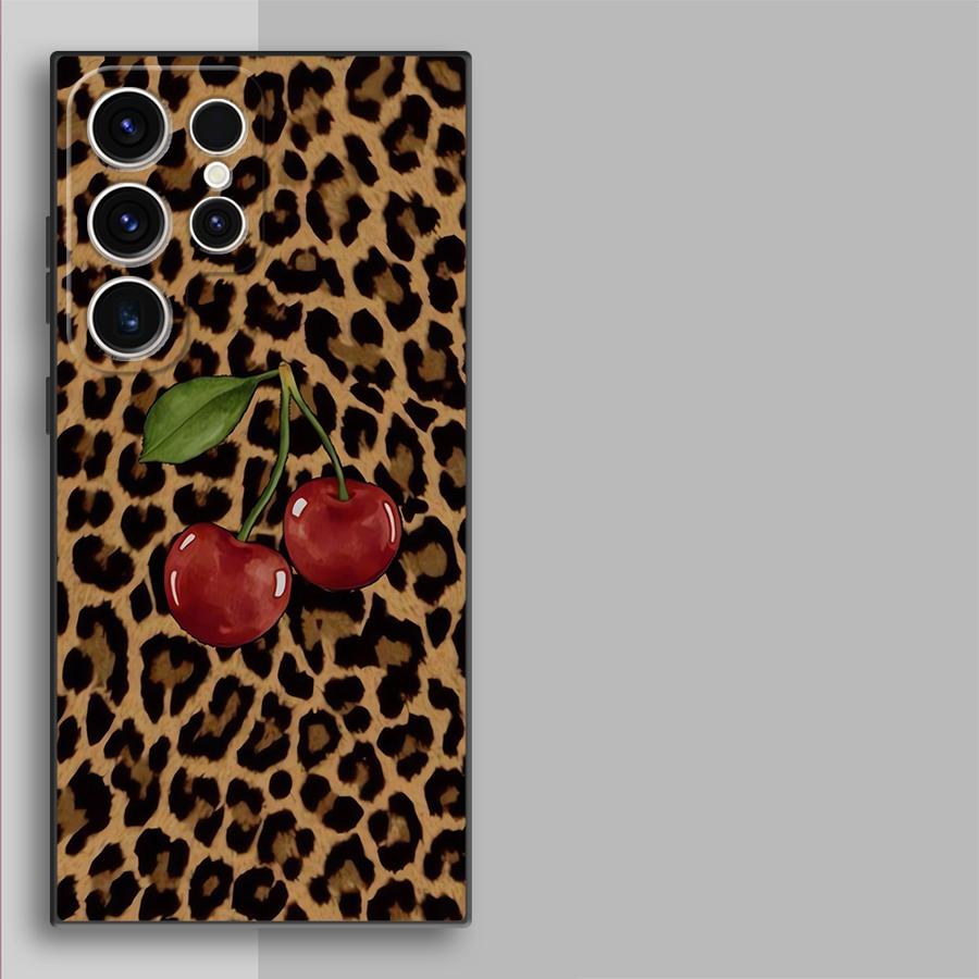 Leopard Cherry Funda Phone Cov – Phone Cases Galaxy S26 Ultra Bewertung und Preis