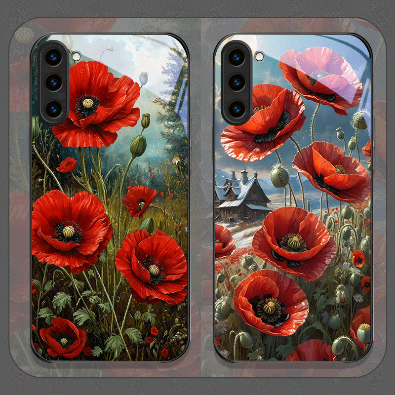 Retro Poppy Flower Bloom Hot R – Phone Cases Galaxy S26 Ultra Bewertung und Preis