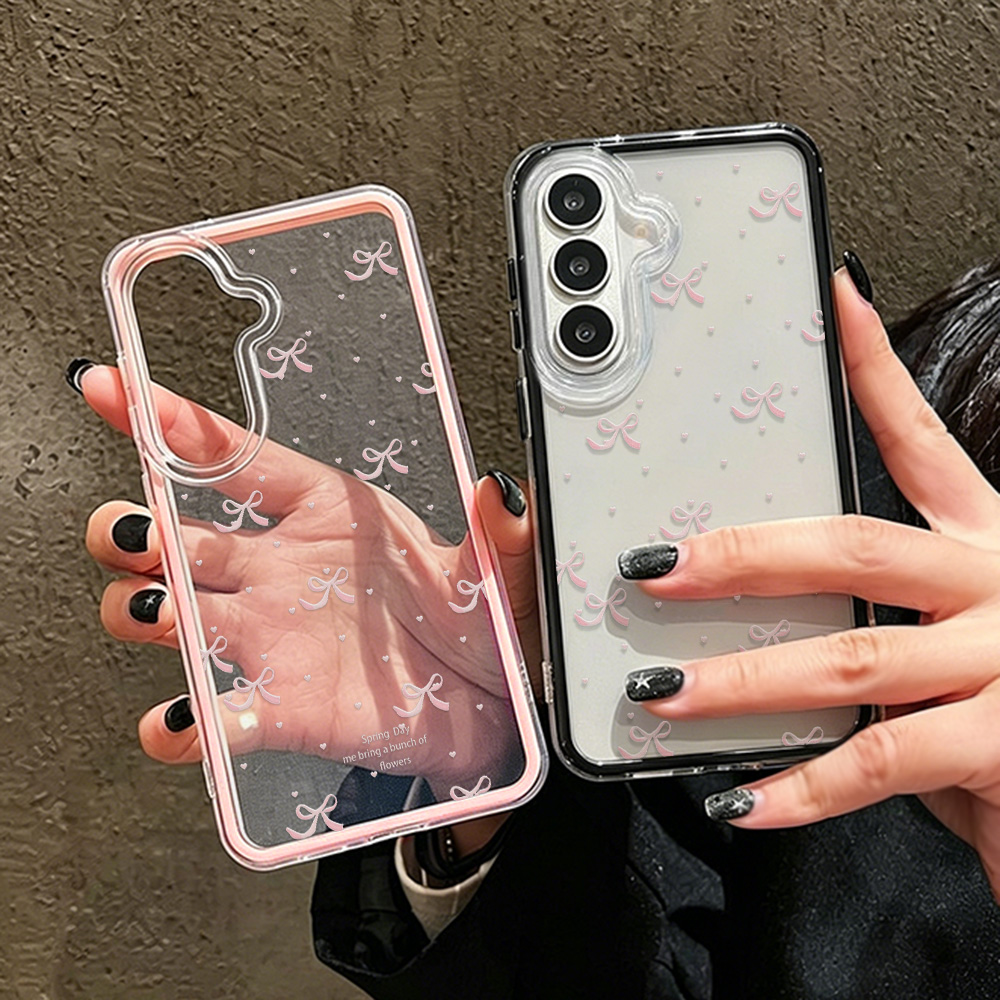 Cute Pink Bow Soft Phone Case  – Phone Cases That Cover The Camera Bewertung und Preis