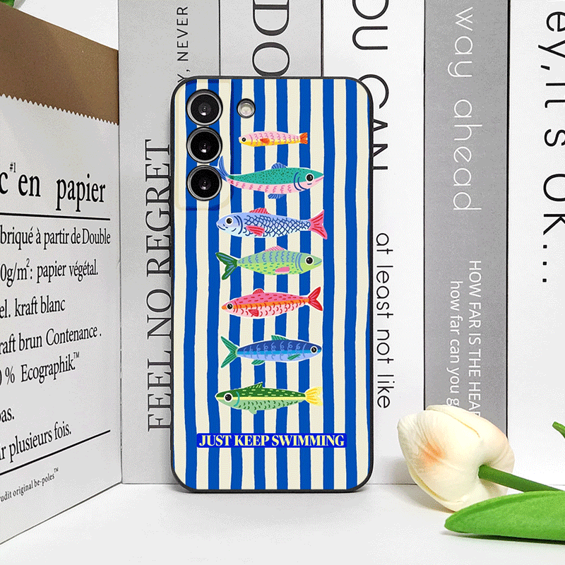 Cute Striped Pattern Sardines  – Phone Cases Oppo Bewertung und Preis