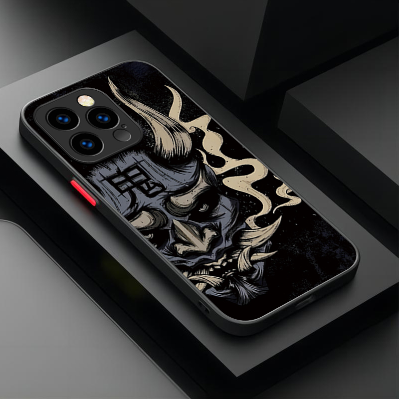 Samurai Hannya Mask Ghost Prin – Phone Cases Mous Bewertung und Preis