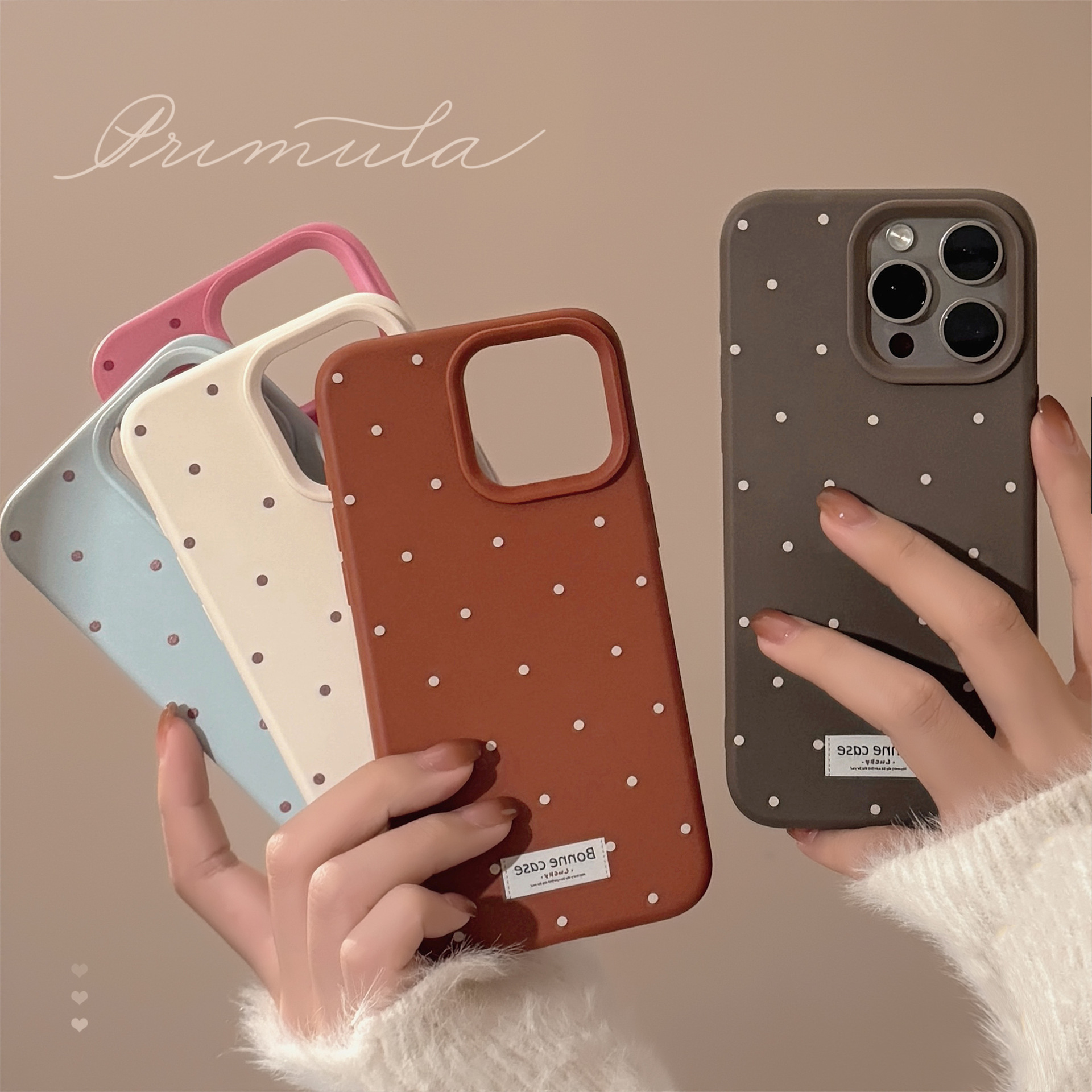 Korean Full Screen Polka Dots  – Phone Cases Polka Dot Bewertung und Preis