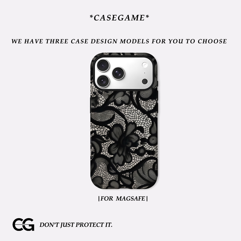 Black Lace Pattern Phone Case  – Phone Cases Zebra Bewertung und Preis