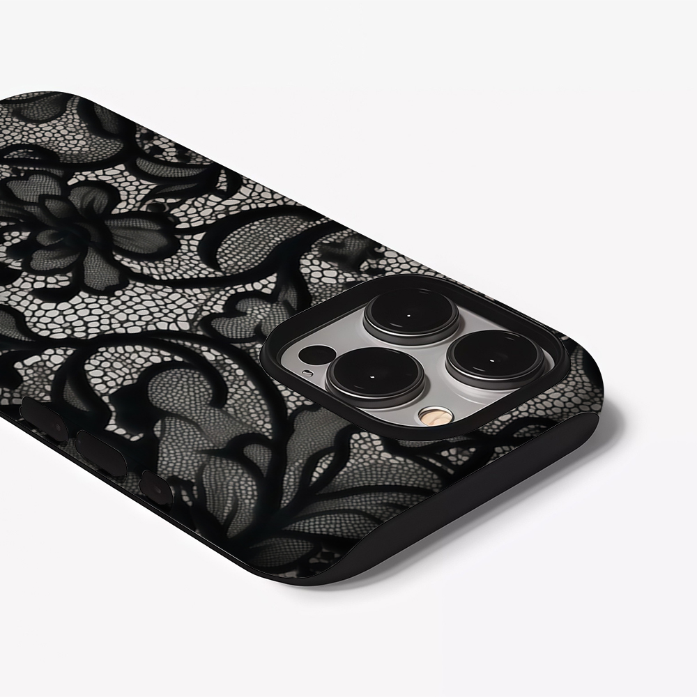 Black Lace Pattern Phone Case  – Phone Cases Zebra Bewertung und Preis