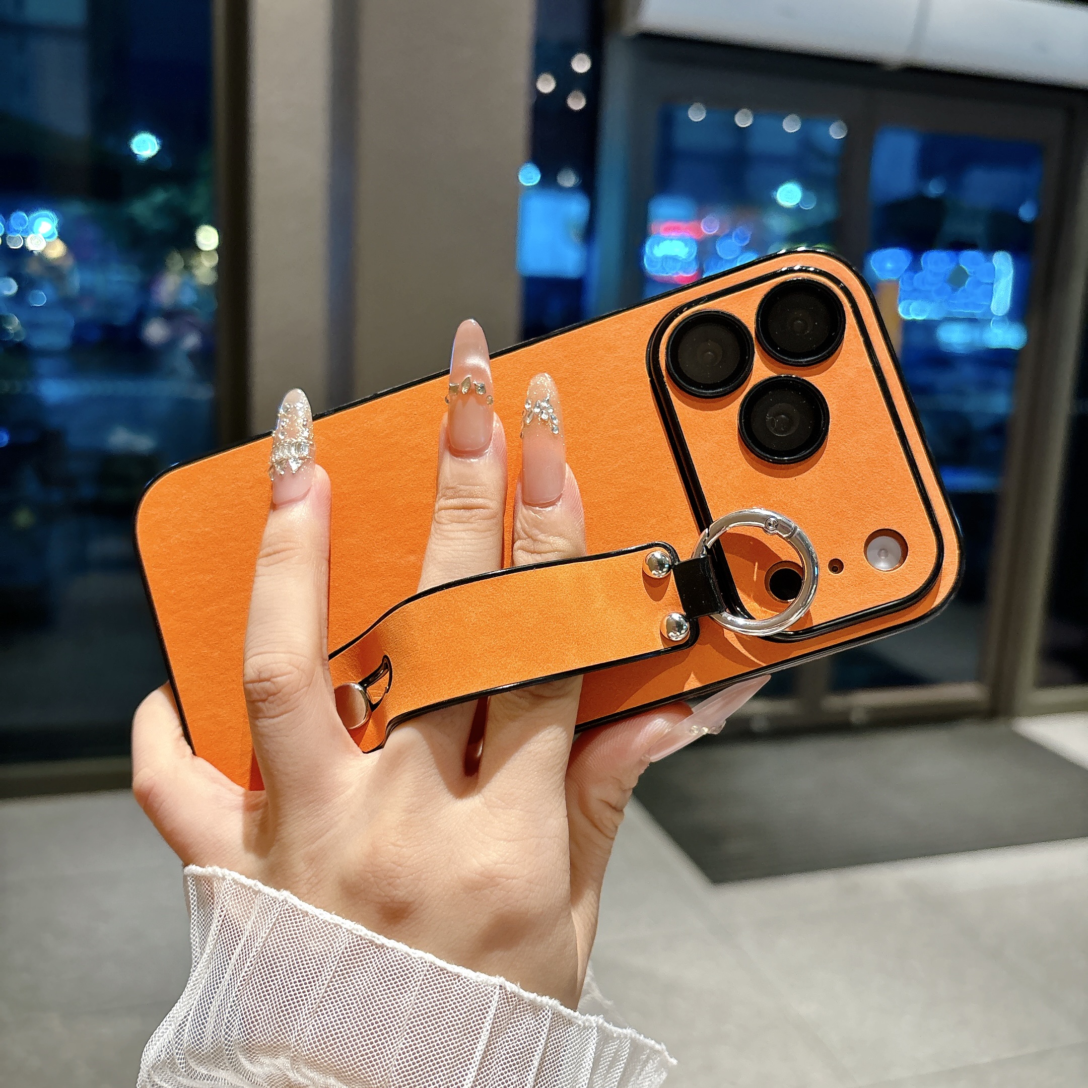 Suede Leather Wrist Strap Hold – Phone Cases For Iphone 16 Bewertung und Preis