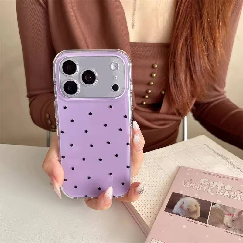 Minimalist Ins Style Purple Po – Phone Cases Polka Dot Bewertung und Preis
