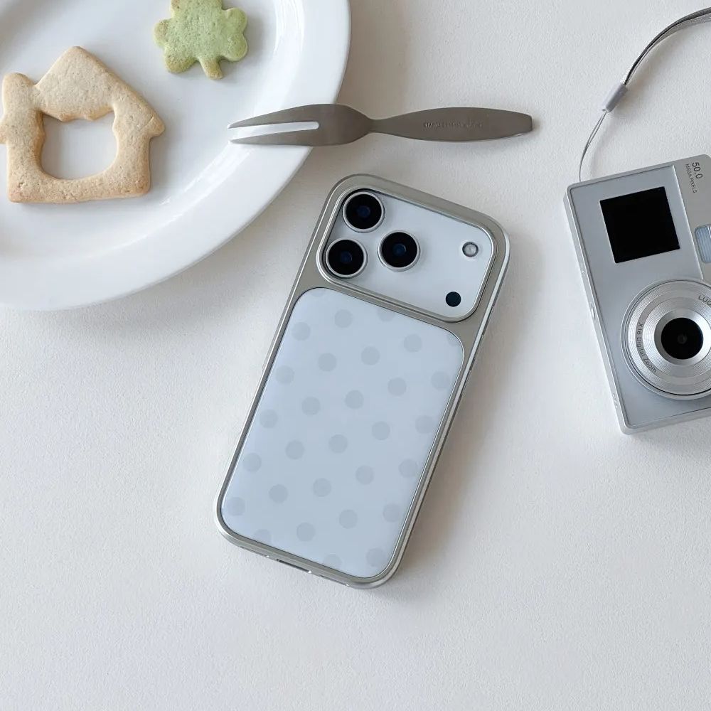 Korean Ins Minimalist Blue Pol – Phone Cases Polka Dot Bewertung und Preis