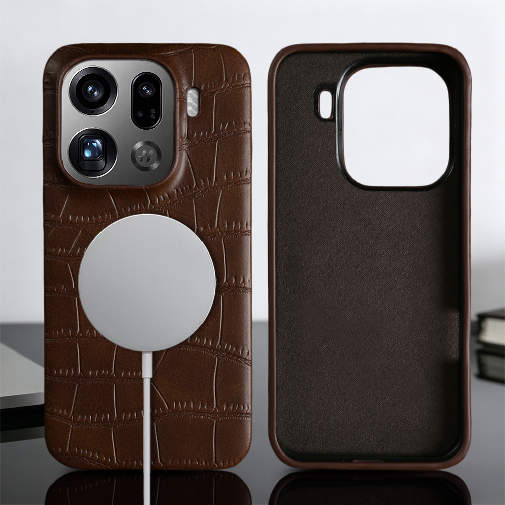 For Magsafe Crocodile Leather  – Phone Cases Oppo Bewertung und Preis